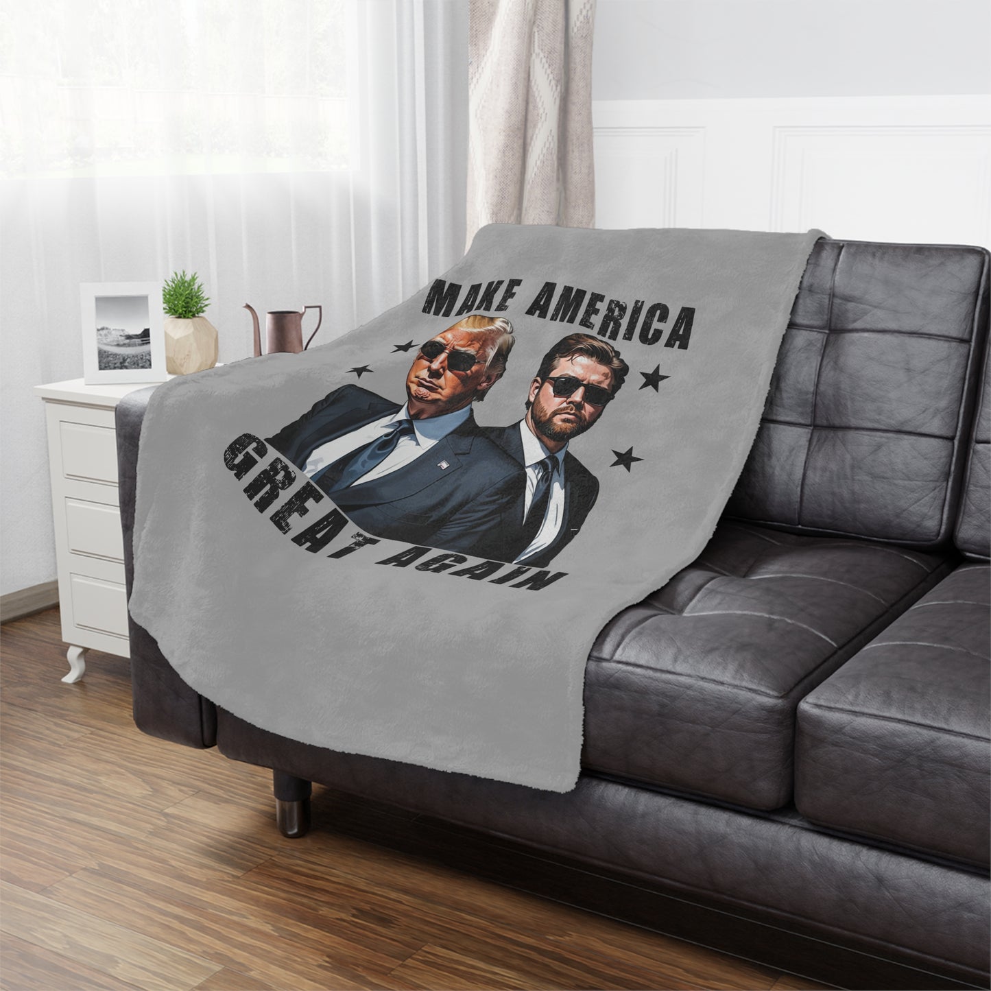 Dynamic Duo Fleece Blanket