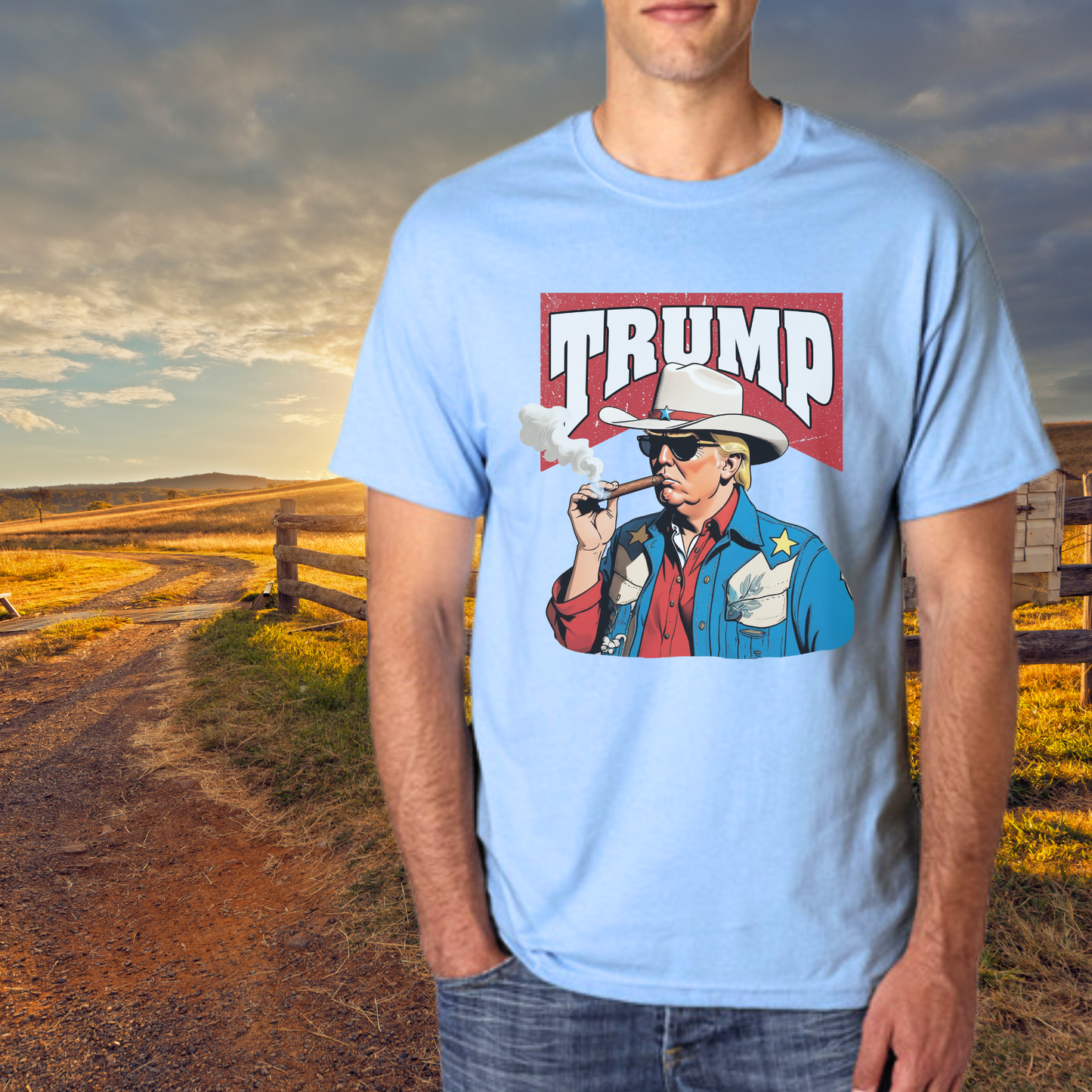 Cowboy Trump Vintage Tee